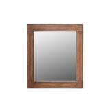 46" Brown Dresser Solid Wood Mirror