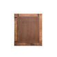 46" Brown Dresser Solid Wood Mirror