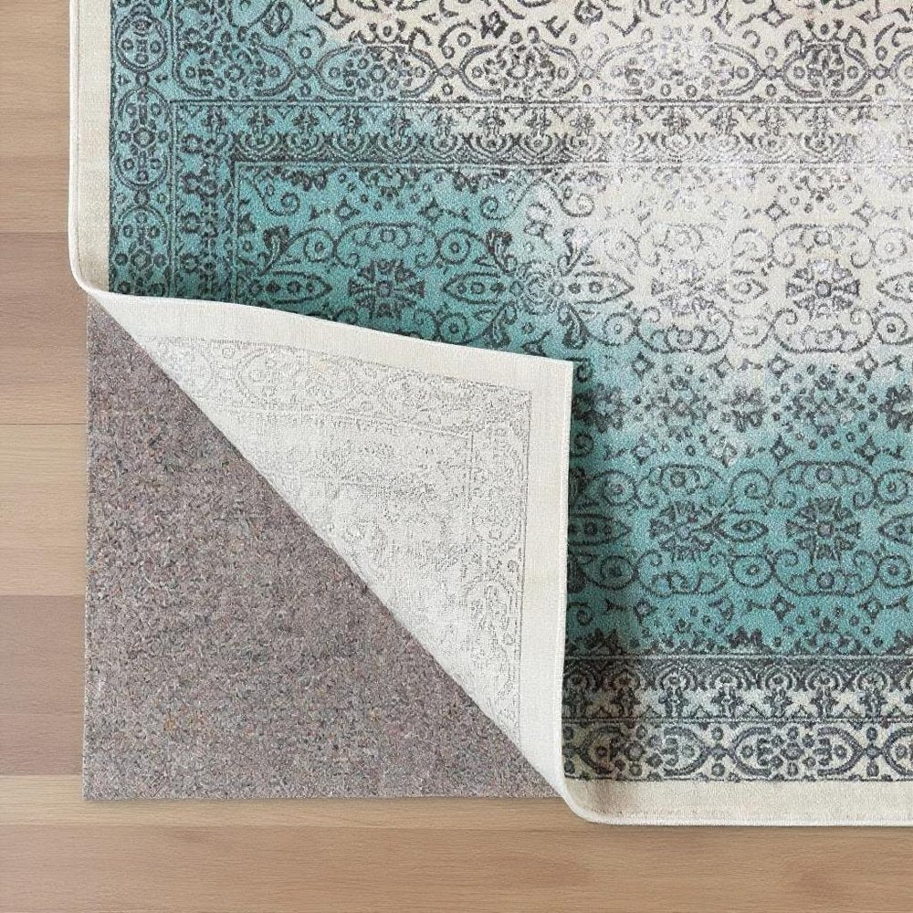 2' x 4' Gray Non Slip Rug Pad