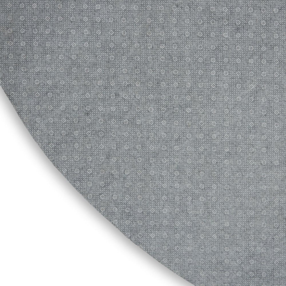 8' Round Gray Non Slip Rug Pad