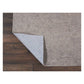 8' Round Gray Non Slip Rug Pad