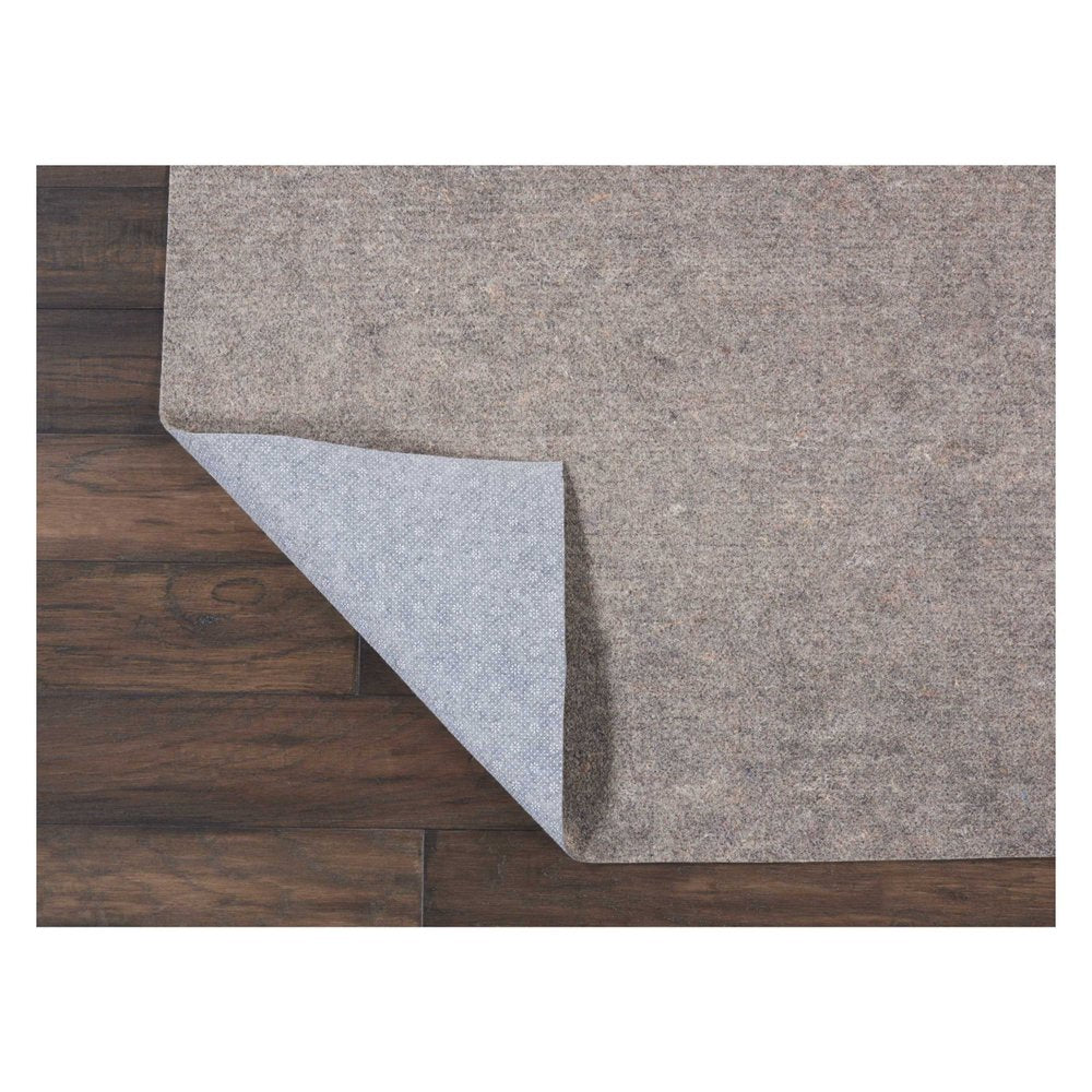 8' Round Gray Non Slip Rug Pad