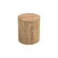 18" Natural Solid Wood Round End Table