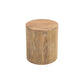 18" Natural Solid Wood Round End Table