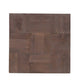 22" Black And Brown Solid Wood Square End Table