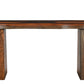 60" Dark Brown Solid Wood Frame Console Table