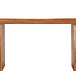 57" Chestnut Solid Wood Sled Console Table