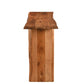 57" Chestnut Solid Wood Sled Console Table