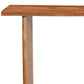 57" Chestnut Solid Wood Sled Console Table