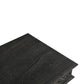 24" Black Distressed Solid Wood End Table
