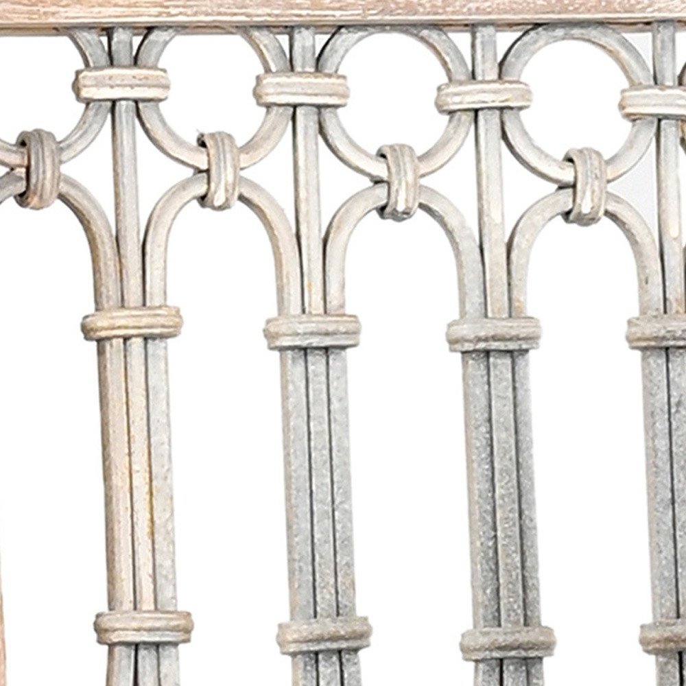 Set of Two White Wood Slat Back Dining Side Chairs