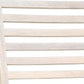 Set of Two White Wood Ladder Back Dining Side Chairs