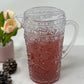 Clear Acrylic Convex Curve Shape Stemless Pitcher
