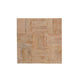 22" Black And Brown Solid Wood Square End Table