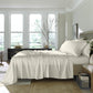 Set of Six Ivory Tencel Lyocell Satin