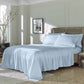 Set of Six Powder Blue Tencel Lyocell Satin