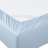 Set of Six Powder Blue Tencel Lyocell Satin
