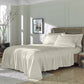 Set of Six Ivory Tencel Lyocell Satin