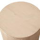 18" Natural Solid Wood Round End Table