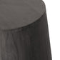 18" Ebony Solid Wood Round End Table