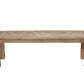 60" Natural Distressed Solid Wood Dining Bench