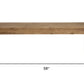 58" Natural Distressed Solid Wood Dining Bench