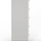 28" White Solid Wood Five Drawer Dresser