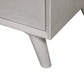 59" Gray Solid Wood Seven Drawer Double Dresser