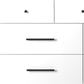 56" White Solid Wood Seven Drawer Double Dresser