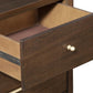 60" Walnut Solid Wood Seven Drawer Double Dresser