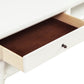 48" White Solid And Manufactured Wood Coffee Table With Drawer