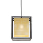 Gold and Black Geometric Metal Ceiling Light