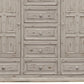 55" White Solid Wood Three Drawer Gentlemans Chest