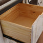 54" Brown And White Solid Wood Four Drawer Combo Dresser