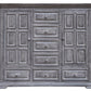 69" Gray Solid Wood Six Drawer Triple Dresser