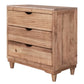56" Natural Solid Wood Four Drawer Double Dresser