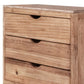 36" Natural Solid Wood Three Drawer Dresser