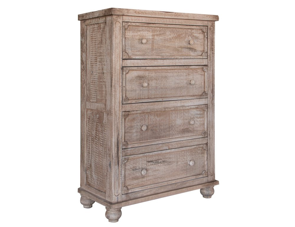 70" Natural Solid Wood Six Drawer Double Dresser