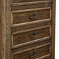 67" Natural Solid Wood Six Drawer Double Dresser