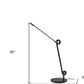 35" Black Metal Novelty Desk Lamp