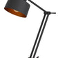 33" Black Metal Adjustable Desk Table Lamp