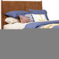Brown Solid Wood King Bed Frame
