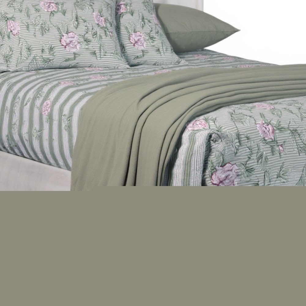 Gray Solid Wood Queen Bed Frame