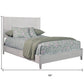 Gray Solid Wood Queen Bed Frame