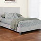 Gray Solid Wood Queen Bed Frame