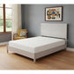 Gray Solid Wood Queen Bed Frame