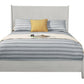 Gray Solid Wood California King Bed Frame