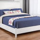 White Solid Wood Queen Bed Frame