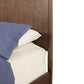 Brown Solid Wood Queen Bed Frame