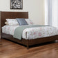 Brown Solid Wood California King Bed Frame